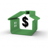 House with dollar sign graphic